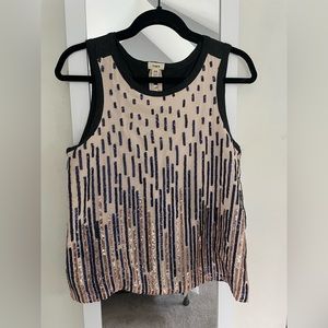 Anthropologie Tiny brand sequined tank top
